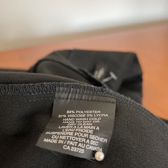 Talula Babaton Flared Hem Pants Black Size 2 - Picture 10 of 10